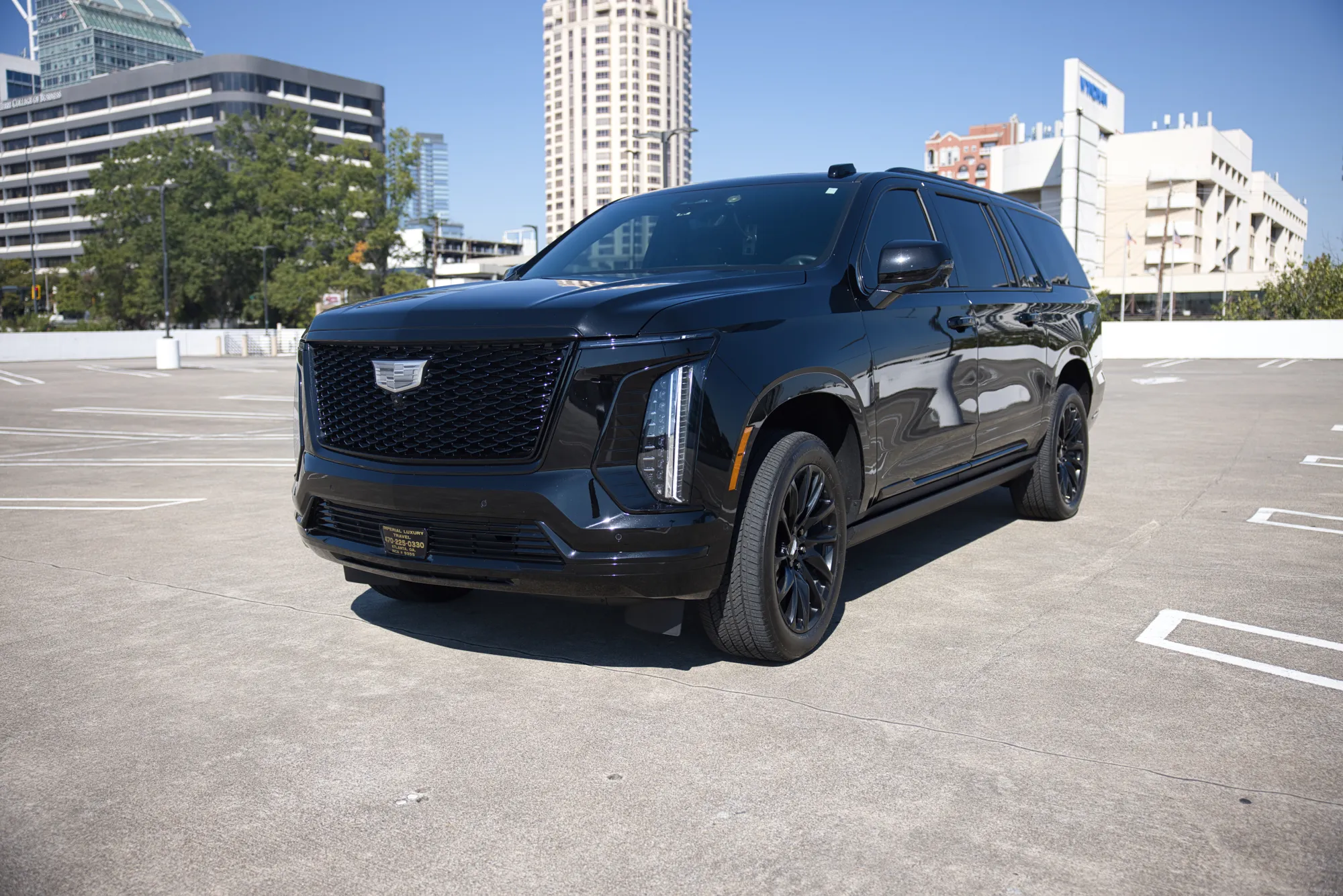 Cadillac Escalade Sport ESV for wedding transportation in Buford